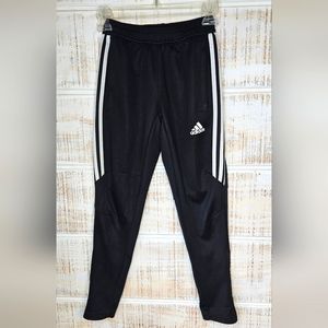Adidas‎ Youth Small Climacool Jogger Track Pants Tapered Leg Unisex White Black